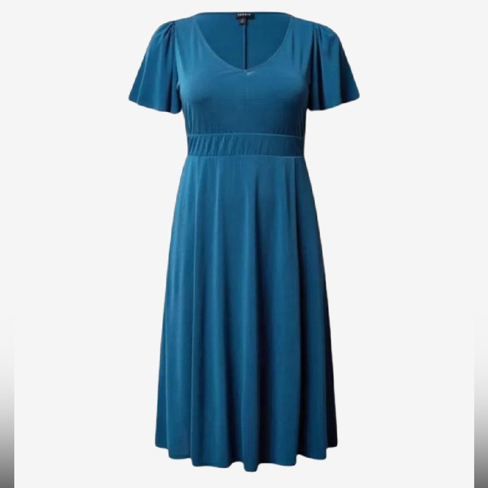 Torrid Crepe Flutter Sleeve Dress 0X - Picture 2 of 10